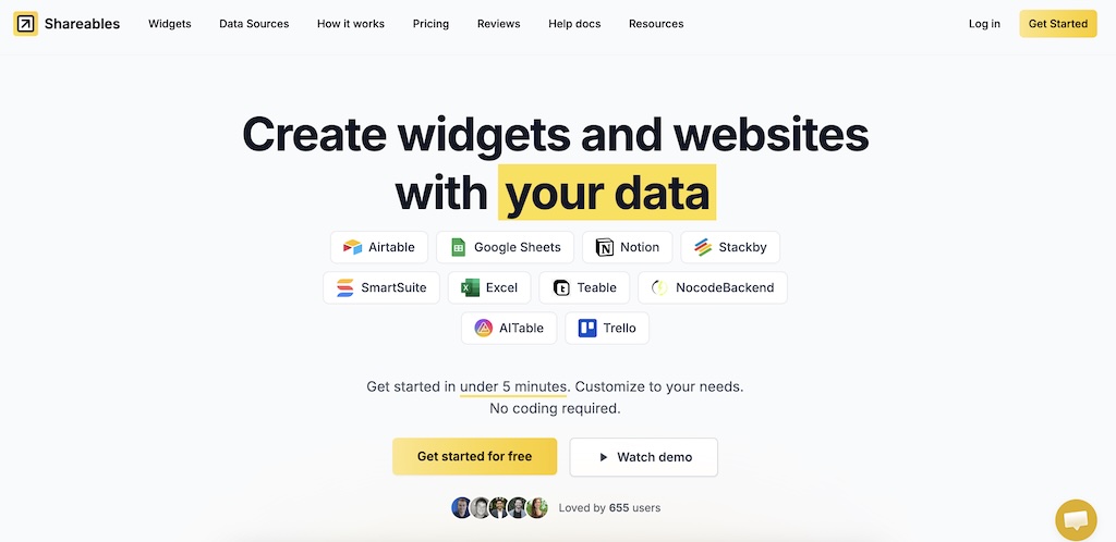Shareables Screenshot