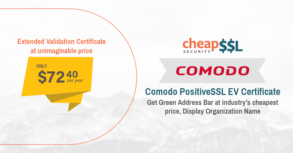 Comodo PositiveSSL EV | PitchWall