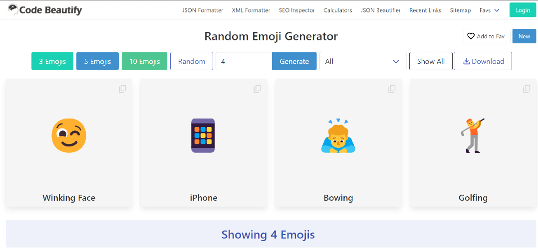 Random Emoji Generator | PitchWall