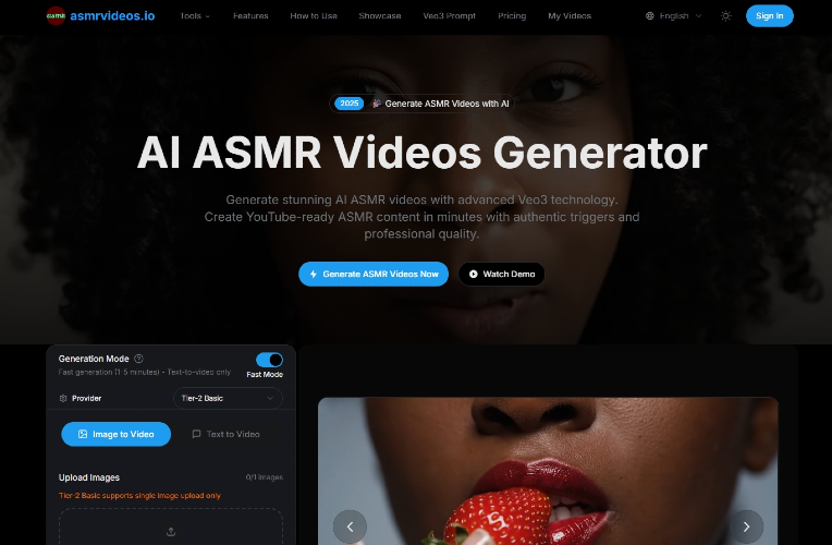 asmr video generator | PitchWall